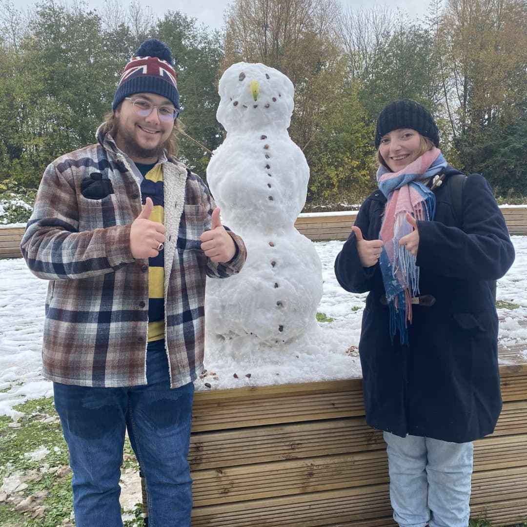 Toby and Amber's Snowman
